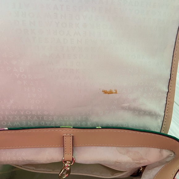 Kate Spade ♠️ Floral Green Backpack 🎒 - Picture 4 of 9